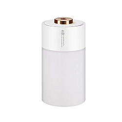 USB Colorful Cup Humidifier Home Car Ambient Light Desktop Air Purifier(White)
