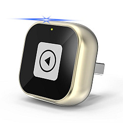 2 in 1 mini USB Wired to Wireless Car CarPlay / Android Auto Box Adapter(Gold)
