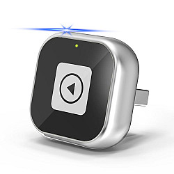 2 in 1 mini USB Wired to Wireless Car CarPlay / Android Auto Box Adapter(Silver)