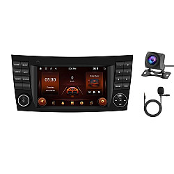 7 inch Horizontal Screen 2+64G Bluetooth Car Player Carplay Car Center Control Integrated Machine For Mercedes-Benz W211 / E200 / E220 / CLS350 / CLS500, Spec: Standard+AHD+Mic