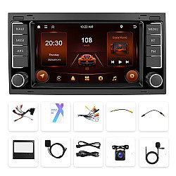 2+64G For Volkswagen Touareg 7-Inch Car WiFi Player Android 13 System Support CarPlay/Android Auto With AHD Camera and Mic