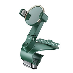 088 With Parking Phone Sign 360 Degrees Rotation Car Dashboard Mount Cell Phone Holder(Green)