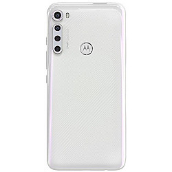 Motorola One Fusion Plus Rear Housing Panel Battery Door Moonlight White
