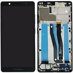 Blackberry Evolve X LCD Screen With Frame - Black