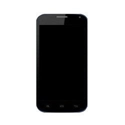 LCD with Touch Screen for Celkon A409 - Black Display Glass Combo Folder