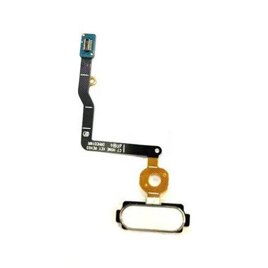 Fingerprint Sensor with Flex Cable For Samsung Galaxy C7 - White