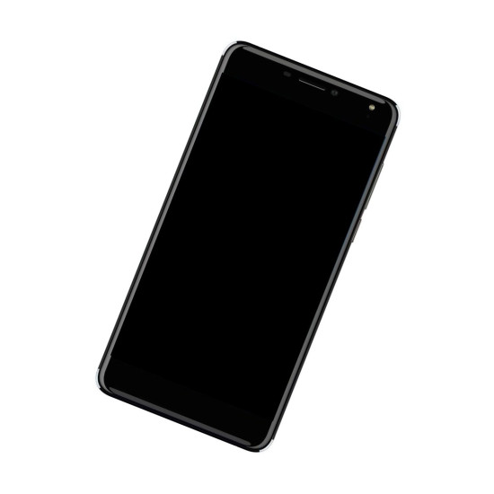 Fingerprint Sensor with Flex Cable For Intex Cloud S9 - Black