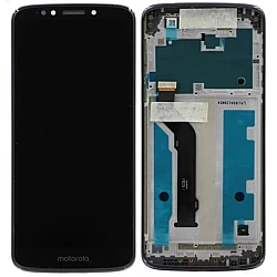 Motorola Moto E5 Plus LCD Screen With Frame Black