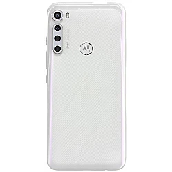 Motorola One Fusion Plus Rear Housing Panel Battery Door Moonlight White