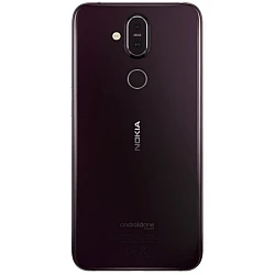 Nokia 8 1 Rear Housing Panel Battery Door Dark Red