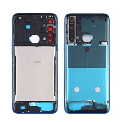 Realme 5 Middle Frame Housing Panel Blue