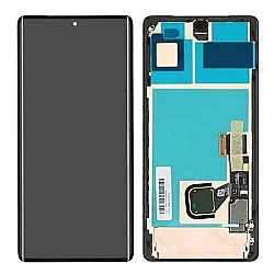 Google Pixel 7 Pro LCD Screen With Frame - Black