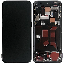 Oppo Reno 10x Zoom LCD Screen With Frame - Black