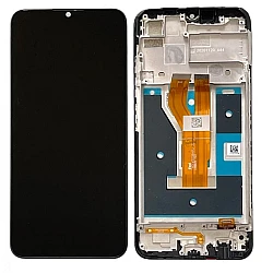 Realme C11 2021 LCD Screen With Frame - Black