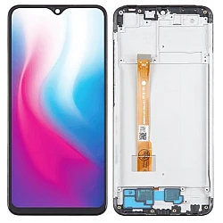 Vivo Y91 LCD Screen With Frame - Black