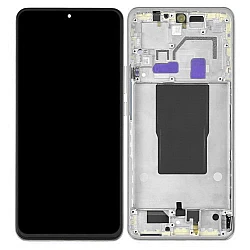 Xiaomi 12T Pro LCD Screen With Frame - Silver