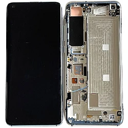 Xiaomi Mi 10S LCD Screen With Frame - Titanium Black