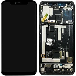 Xiaomi Mi 8 Pro LCD Screen With Frame - Transparent Black