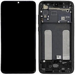 Xiaomi MI 9 Lite LCD Screen With Frame - Black