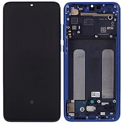 Xiaomi MI 9 Lite LCD Screen With Frame - Blue