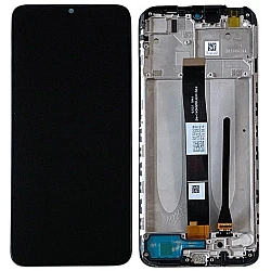 Xiaomi Poco C3 LCD Screen With Frame - Black