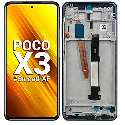 Xiaomi Poco X3 Pro LCD Screen With Frame - Black