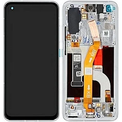 Asus Zenfone 8 LCD Screen With Frame - Silver