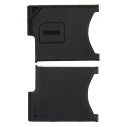 SIM Card Holder Tray For Sony Xperia Z HSPA Plus - Black