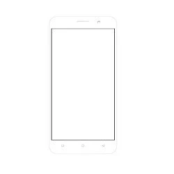 Touch Screen Digitizer For Plum Compass 2 - Gold