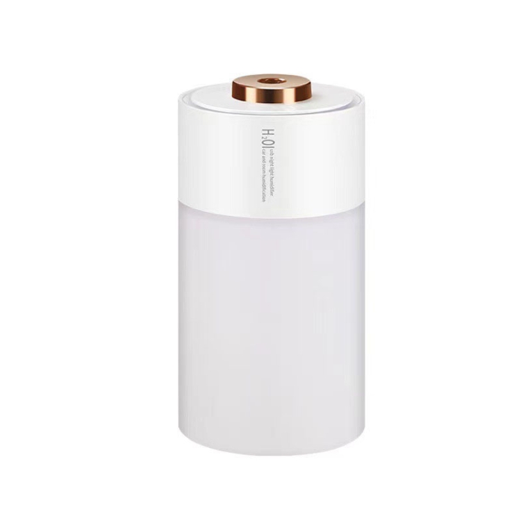 USB Colorful Cup Humidifier Home Car Ambient Light Desktop Air Purifier(White)