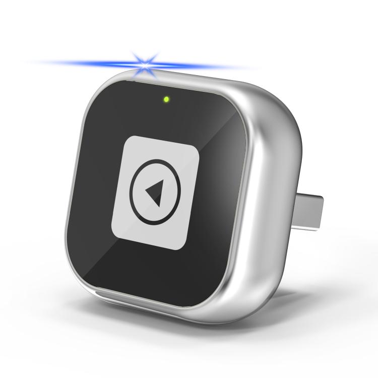 2 in 1 mini USB Wired to Wireless Car CarPlay / Android Auto Box Adapter(Silver)