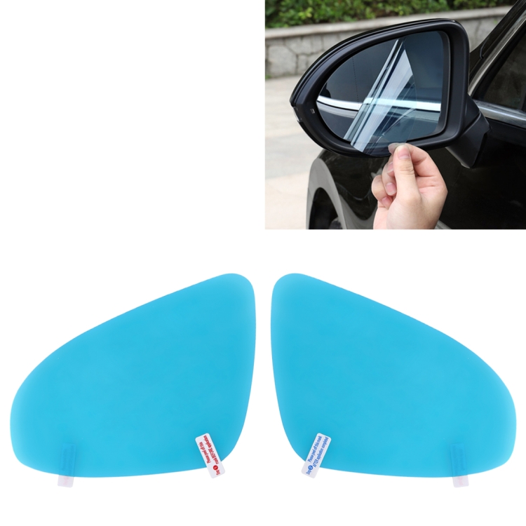 Audi A4 2017-2018 Car PET Rearview Mirror Protective Window Clear Anti-fog Waterproof Rain Shield Film