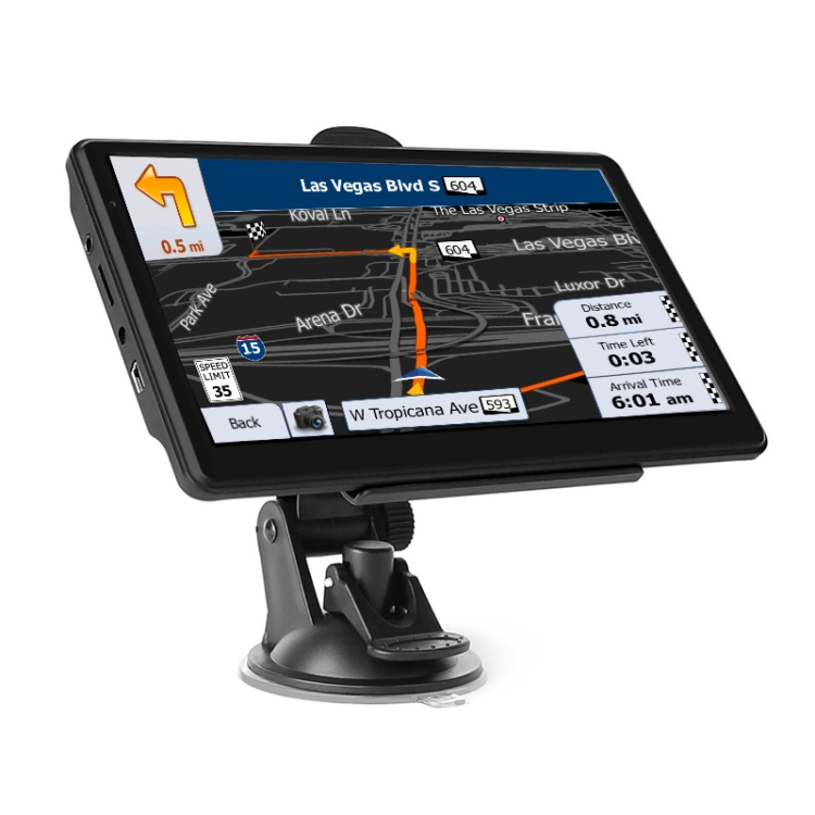 7 inch Car GPS Navigator 8G+256M Capacitive Screen High Configuration, Specification:North America Map
