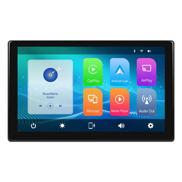 9 inch Car Wireless CarPlay and Android Auto Car HD Navigation Display, Specification:Standard