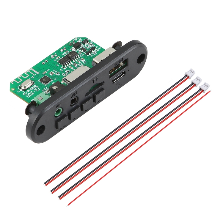 3.7V 3.5MM Microphone Bluetooth Audio Accessory With Recording Call(Black)