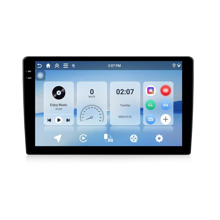 9 inch 4+64G Universal Android 15 Central Control Large Screen Car Wireless Carplay Navigation Integrated Machine(Standard)
