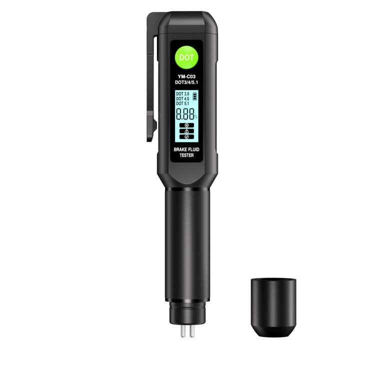 YMC03 Digital Display Car Brake Fluid Tester Brake Fluid Water Content TesterBlack
