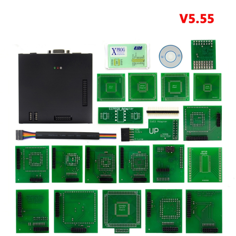 XPROG V555 Black Metal Box ECU Programming Interface