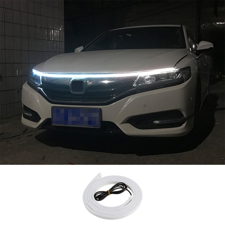1 2m Car Daytime Running Super Bright Decorative LED Atmosphere Light White Light