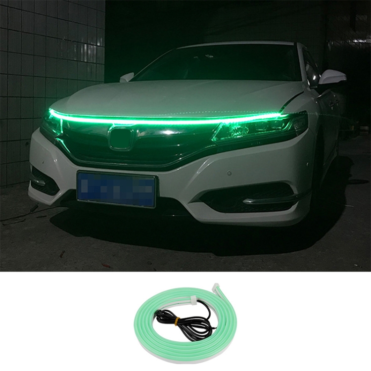 1 5m Car Daytime Running Super Bright Decorative LED Atmosphere Light Green Light