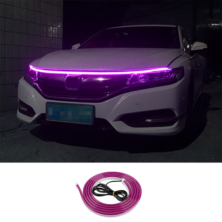 1 5m Car Daytime Running Super Bright Decorative LED Atmosphere Light Purple Light