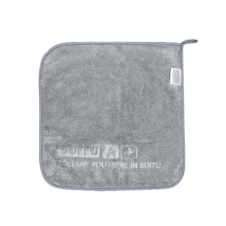 50 x 50cm SUITU ST-9009 Double-Sided Fleece Thickened Water Absorbent Quick Drying Car Wash Towel
