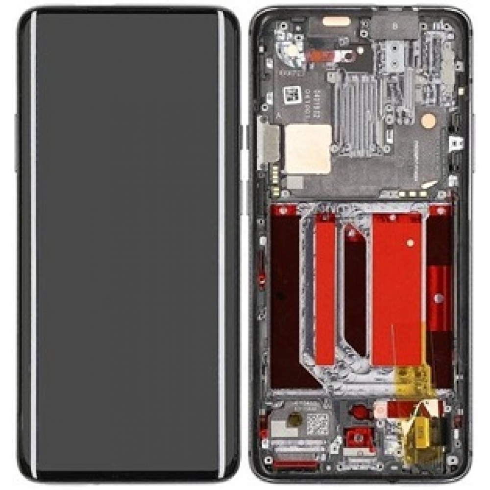 Oneplus 7 Pro LCD Screen With Frame Mirror Grey