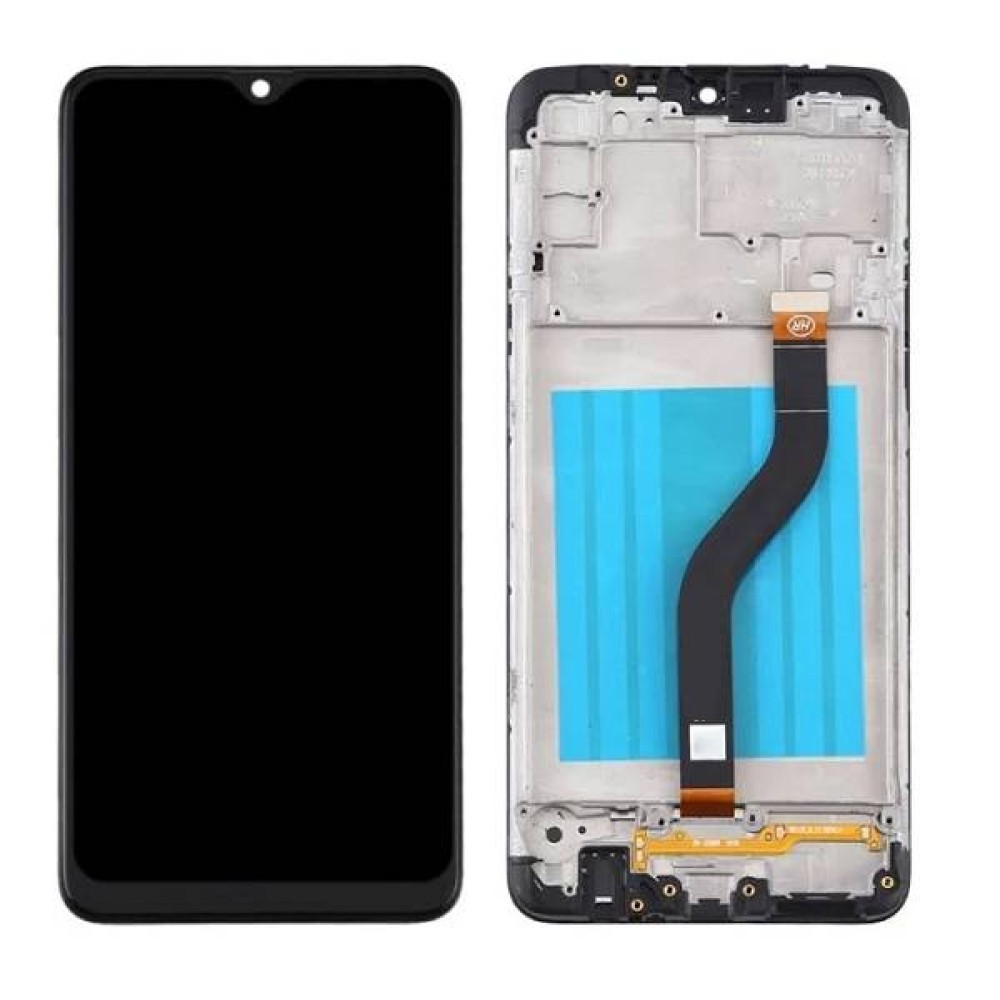 Samsung Galaxy A20s LCD Screen With Frame Black ORIGINAL