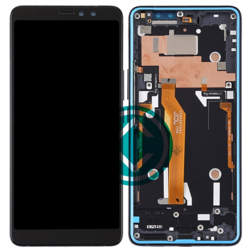 HTC U11 Eyes LCD Screen With Front Housing Black