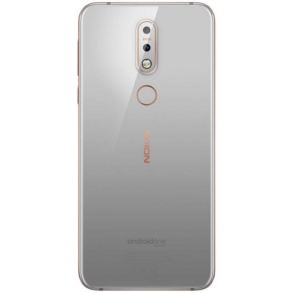 Nokia 7 1 Rear Housing Panel Battery Door Gloss Steel