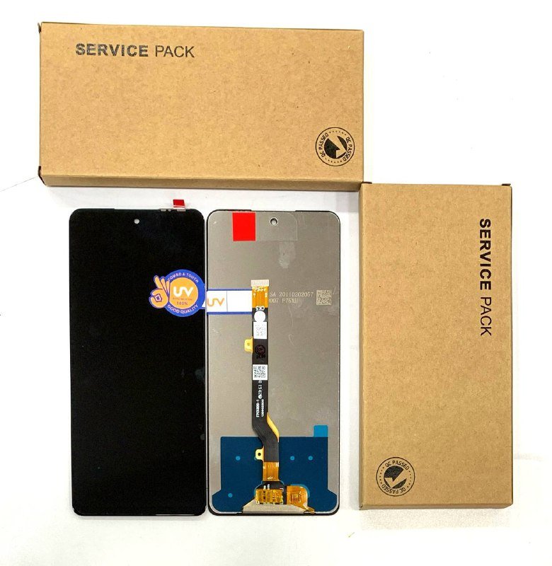 LCD WITH TOUCH SCREEN FOR INFINIX X6711 CARE ORIGINAL DISPLAY GLASS COMBO FOLDER