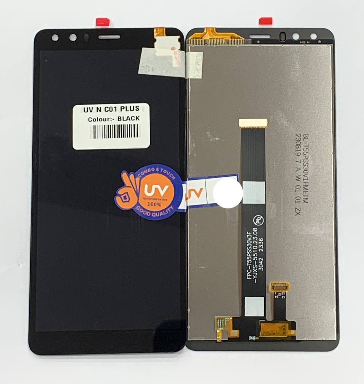 LCD WITH TOUCH SCREEN FOR NOKIA C01 PLUS DISPLAY GLASS COMBO FOLDER`