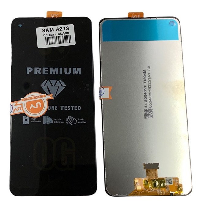 LCD WITH TOUCH SCREEN FOR SAMSUNG A21S DISPLAY GLASS COMBO FOLDER