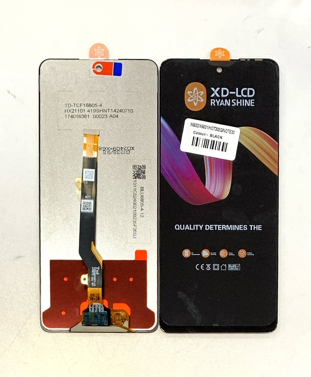 LCD WITH TOUCH SCREEN FOR TECNO POVA 5 PRO (5G) DISPLAY GLASS COMBO FOLDER